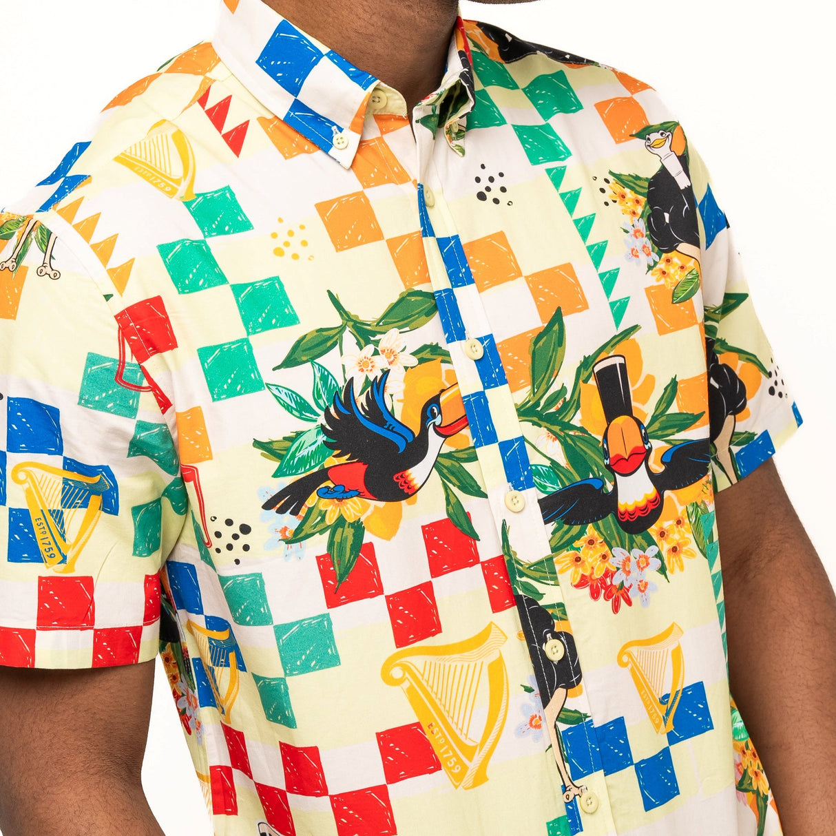 Guinness Toucan Beach Shirt.