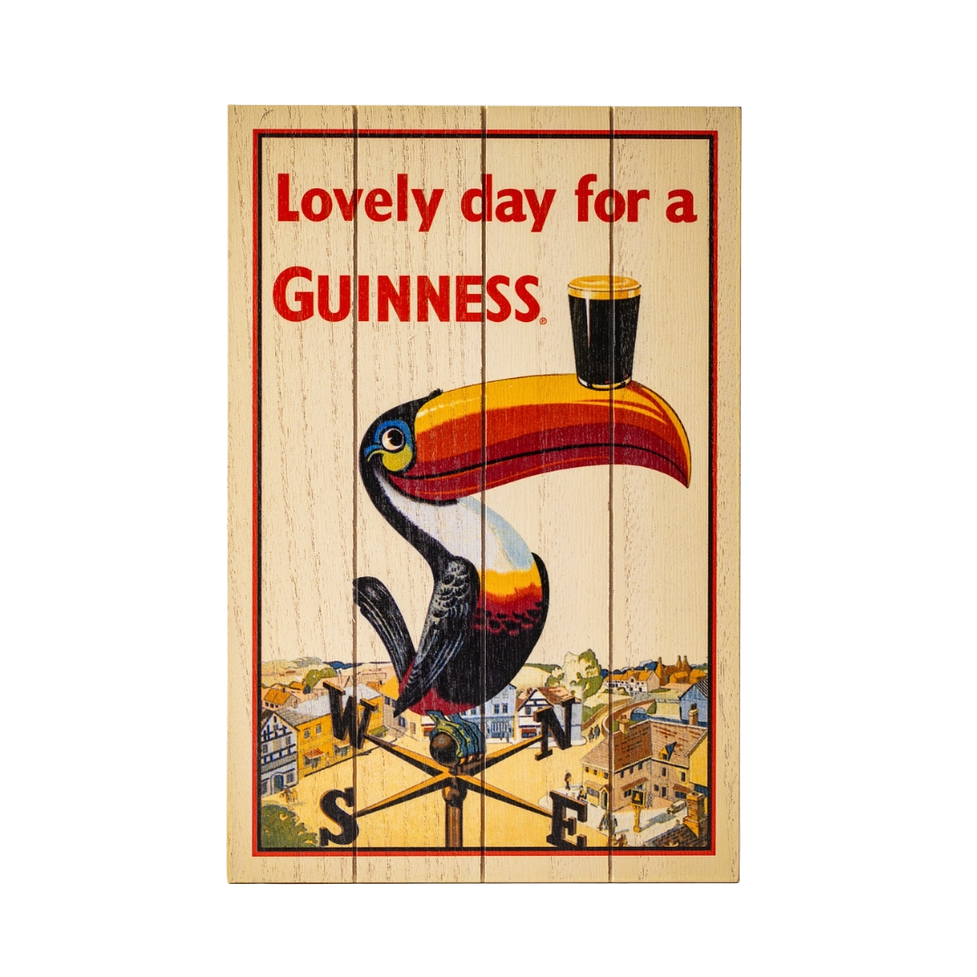 Guinness Toucan Wooden Sign
