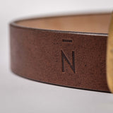 Guinness x Native Denims Brown & Brass Belt