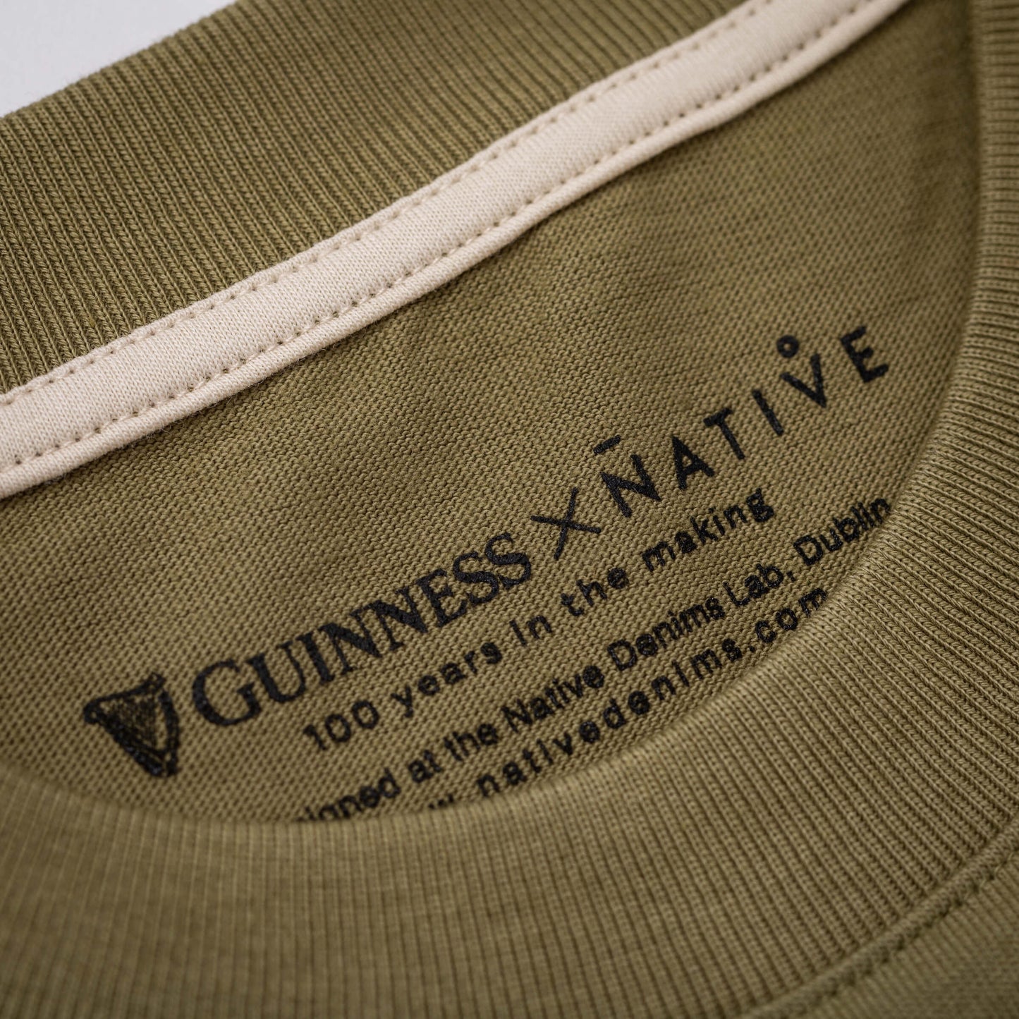 Guinness x Native Denims Khaki T-Shirt