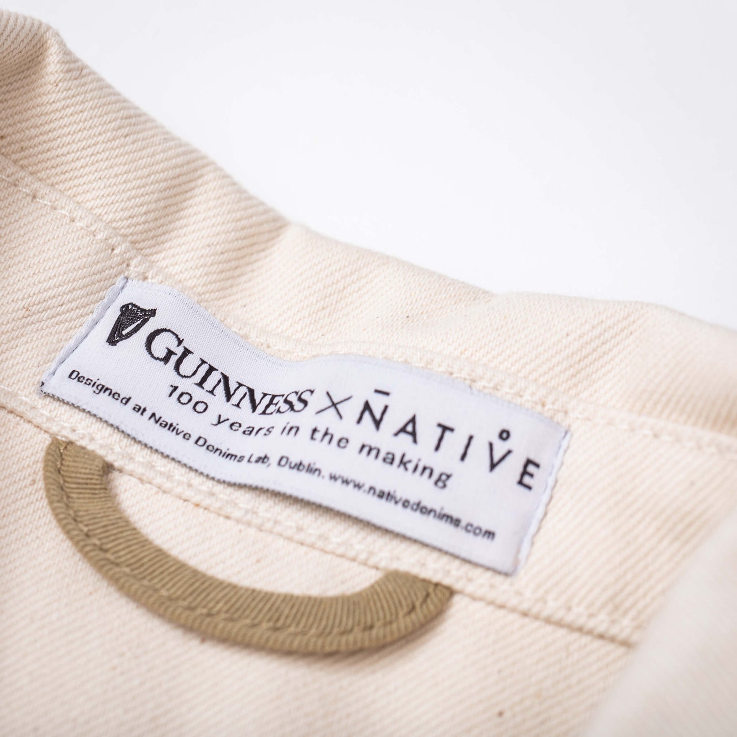 Guinness x Native Denims White Chore Coat