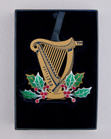 Newbridge Silverware Guinness Harp Holly Decoration