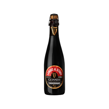 Guinness x Timmermans Lambic & Stout 375ml Bottle with cork lid