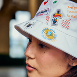 White Iconic Summer Bucket Hat