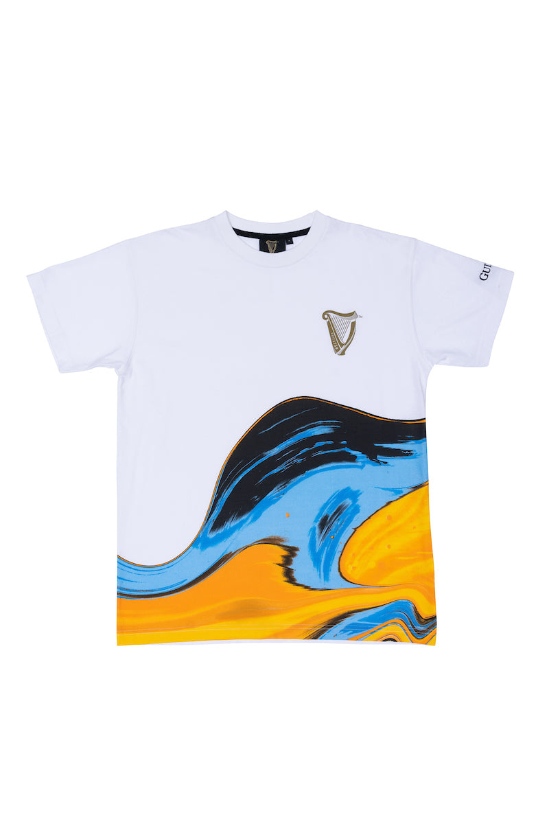 White & Orange Guinness Exclusive T-Shirt