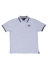 Front of the Guinness Storehouse Exclusive light grey Polo.