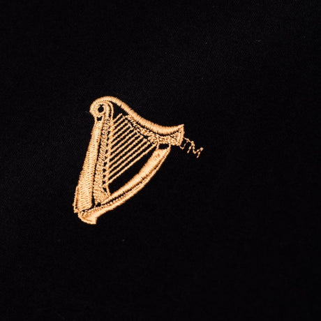 Detail of the Guinness Storehouse exclusive women's long sleeves t-shirt harp.