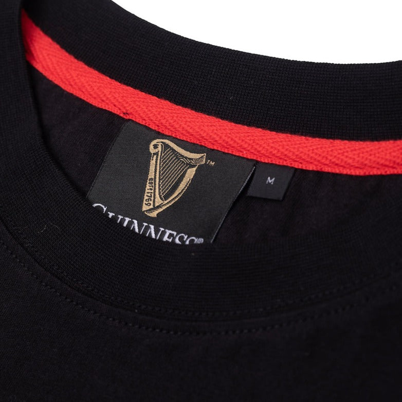 Black Guinness Harp Core T-shirt