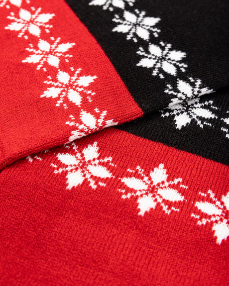 Detail of the Guinness Black & Red Scarf