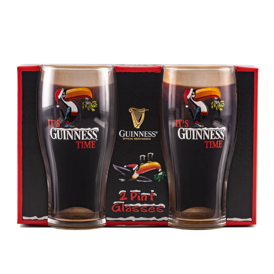 It's Guinness Time original pint glass