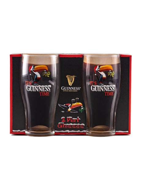 It's Guinness time Pint glass