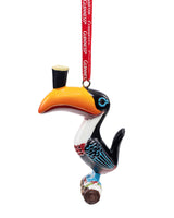 Guinness toucan ceramic Christmas decoration.