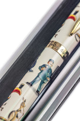 Details of the Guinness Iconic Gilroy collection rollerball pen.