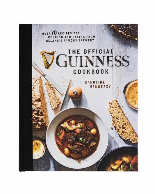 The official Guinness cookbook by Caroline Hennessy with over 70 recipes feauturing Irish most iconic beer.