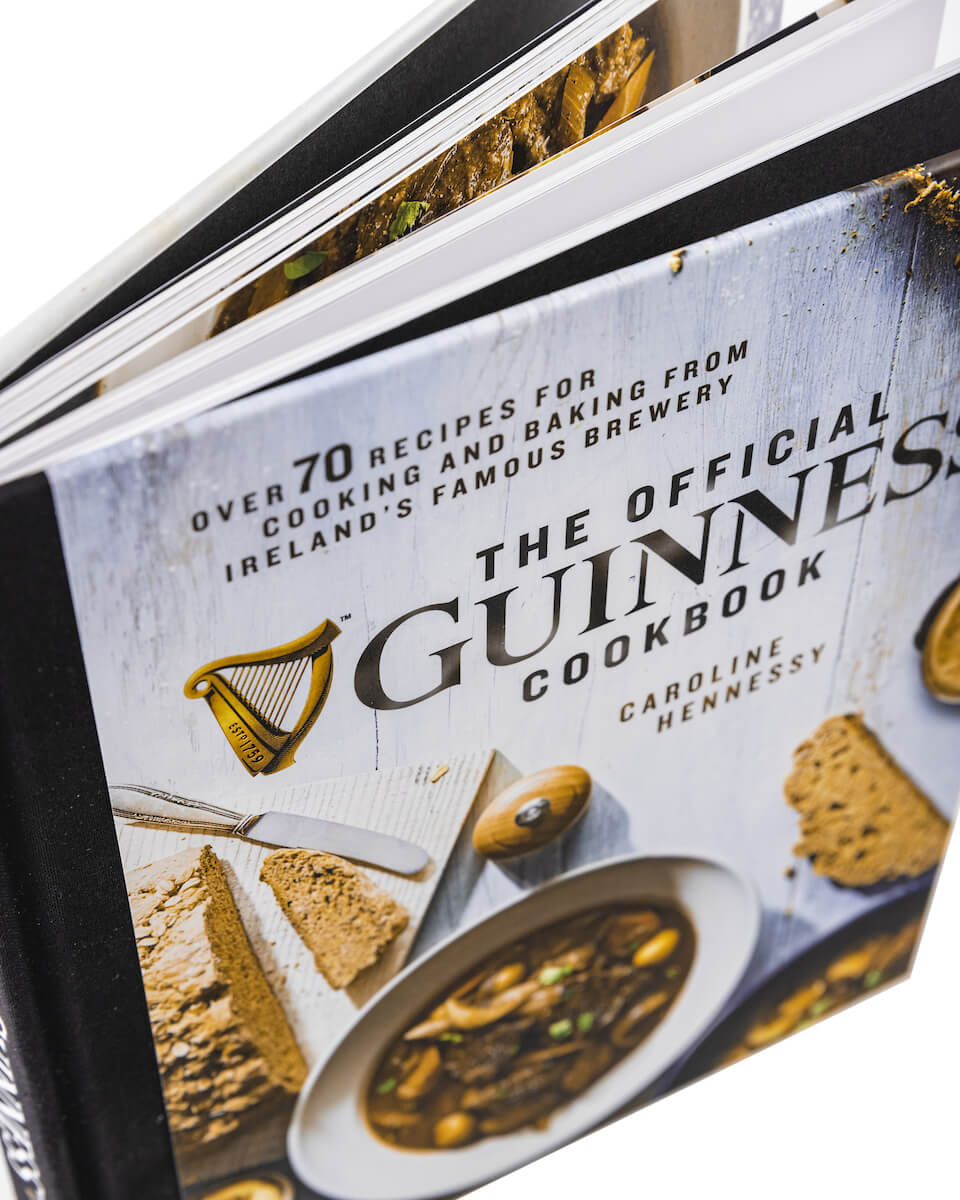 The official Guinness cookbook by Caroline Hennessy with over 70 recipes feauturing Irish most iconic beer.