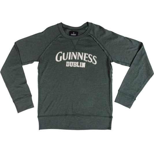 Guinness Men's Grey Baseball T-Shirt-Large
