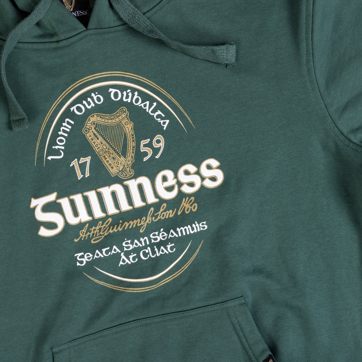 Guinness Vintage Irish Label Hoodie