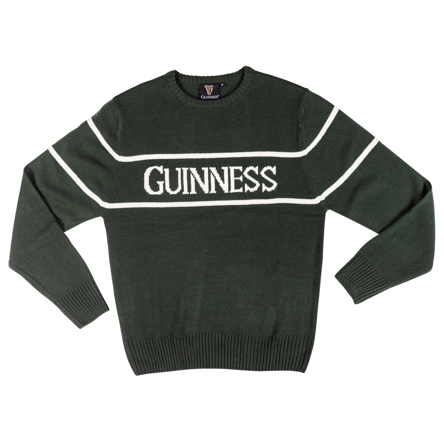 Guinness Bottle Green Knitted Jumper