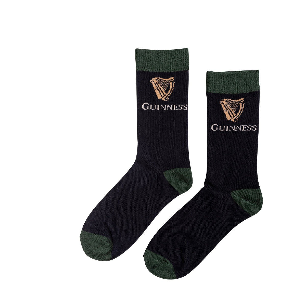 Guinness Black & Green Irish Label Soft Socks