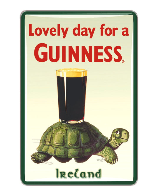 Guinness Tortoise Metal Sign