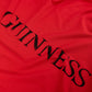 Guinness Logo Graffiti Stencil Style on Organic Cotton Red T-Shirt