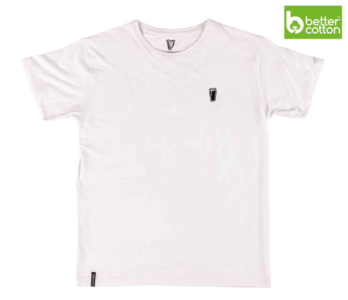 Guinness Storehouse Exclusive BCI Cotton White T-Shirt