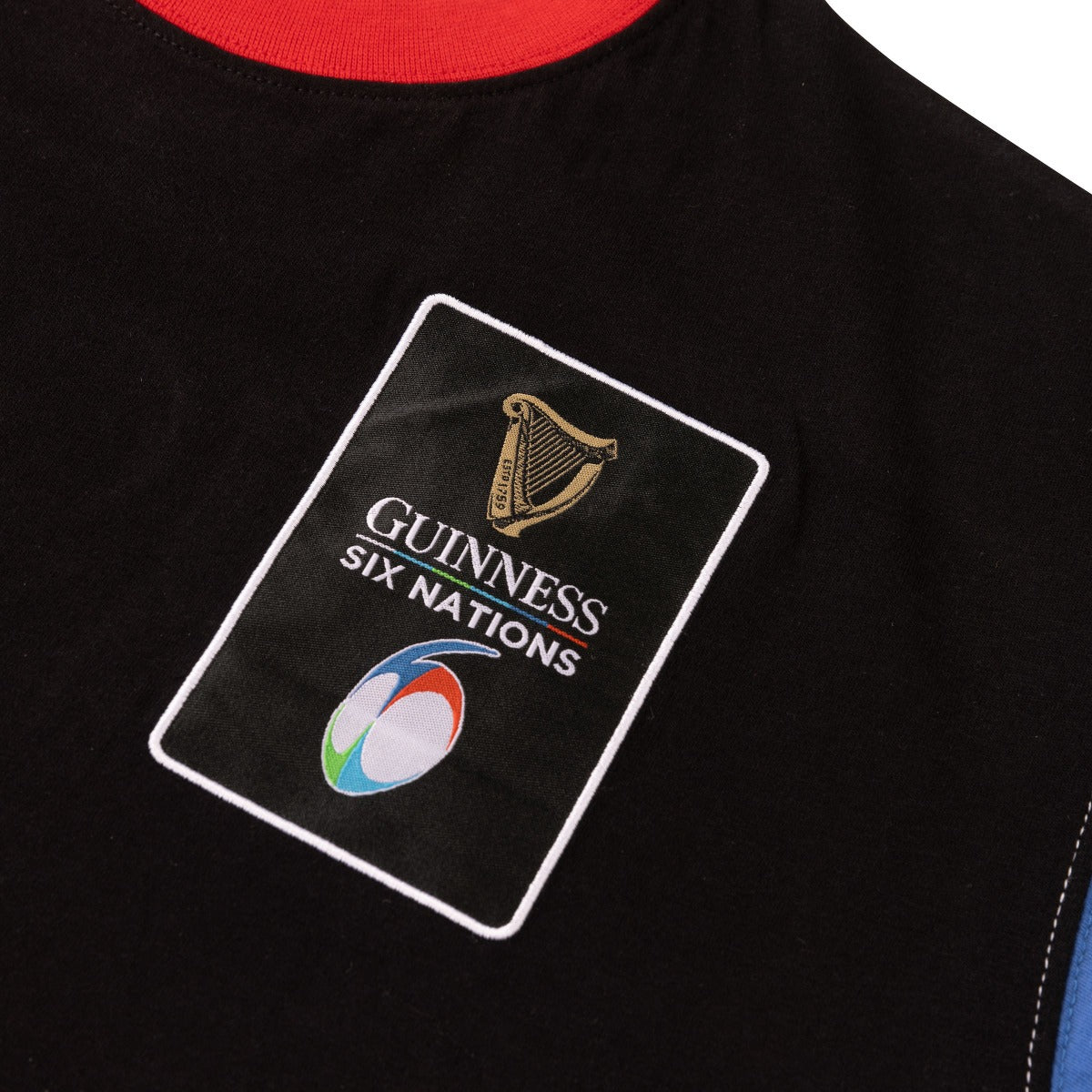 Guinness Six Nations Black Colour Block T-Shirt